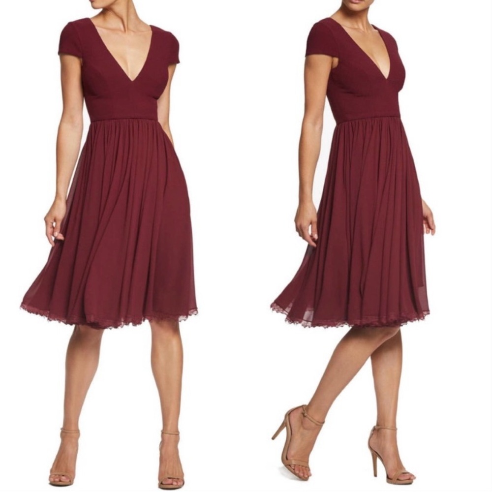 NWT Dress the Population Corey Cocktail Dress Size Medium
